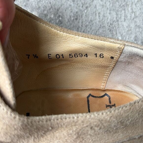 Joseph Fenestrier suede lace up oxfords main image 3